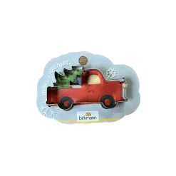 Birkmann Kerst Truck met kerstboom uitsteekvorm 7 cm rvs
