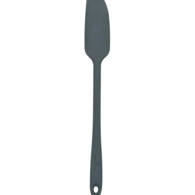 Birkmann korte smalle pannenlikker 27,5 cm silicone grijs