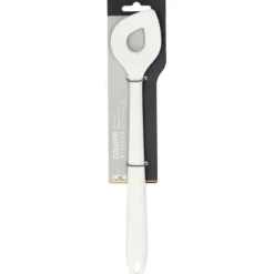 Birkmann roerlepel met gat 29,5 cm silicone wit