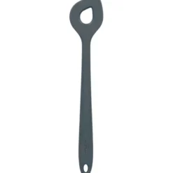 Birkmann roerlepel met gat 29,5 cm silicone grijs