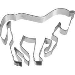 Birkmann uitsteekvorm paard in draf 11 cm rvs