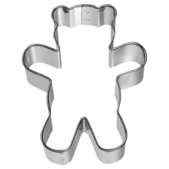 Birkmann uitsteekvorm teddybeer 4,5 cm rvs
