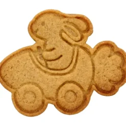 Birkmann uitsteekvorm voor koekjes haas kunststof roze