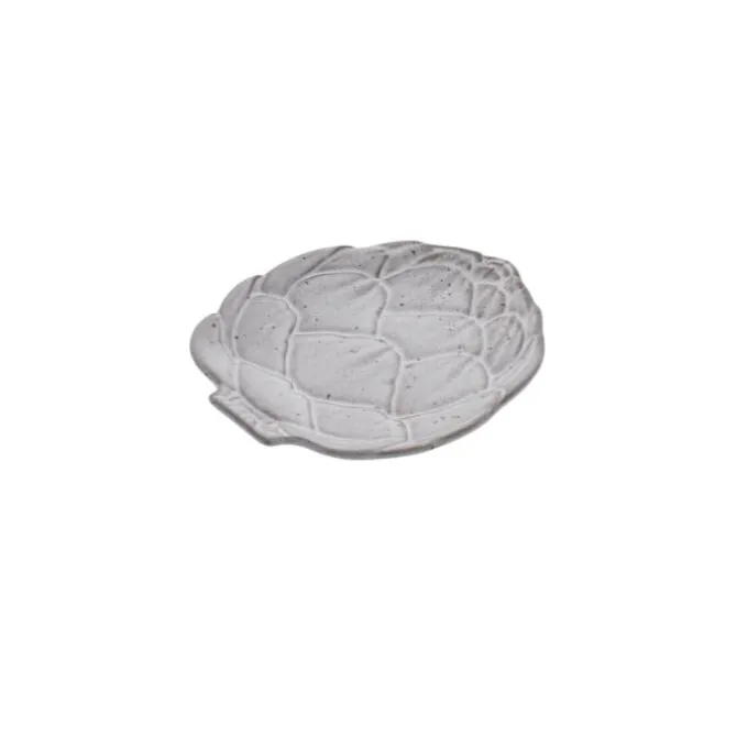 Bordallo Artisjok broodbordje 17 cm aardewerk bruin