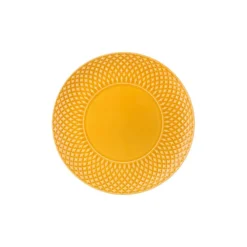 Bordallo Bicos dessertbord ø 23 cm aardewerk geel