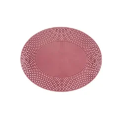 Bordallo Bicos serveerschaal 39,8 x 31,9 cm aardewerk geel