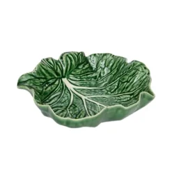 Bordallo Cabbage concave schaal 26 cm aardewerk groen
