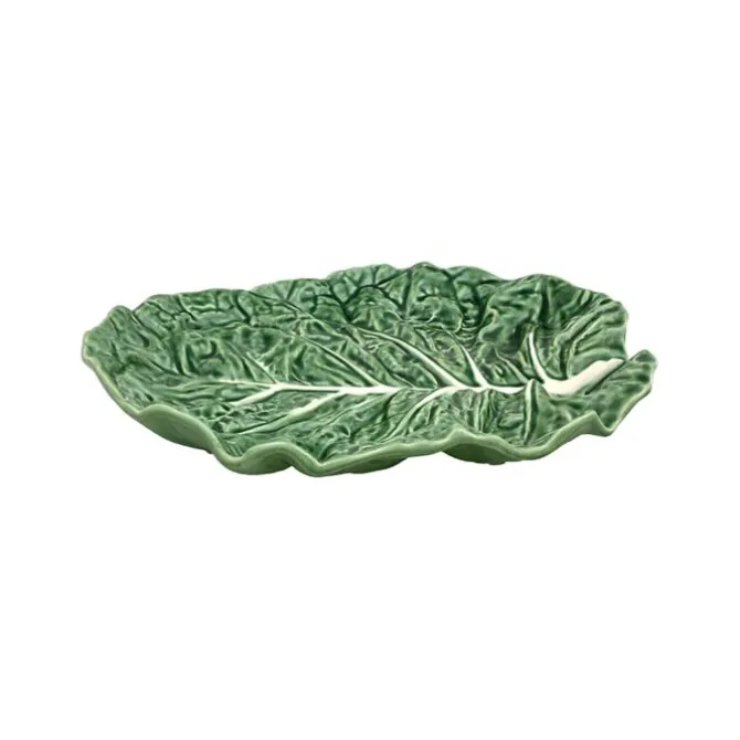 Bordallo Cabbage fruitschaal 37 x 33 cm aardewerk groen