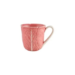 Bordallo Cabbage mok 435 ml aardewerk roze