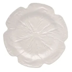 Bordallo Cabbage onderbord aardewerk crème