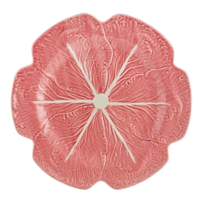 Bordallo Cabbage serveerbord ø 30,5 cm aardewerk roze
