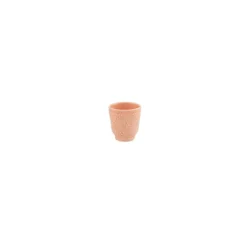 Bordallo Flora beker 100 ml aardewerk roze