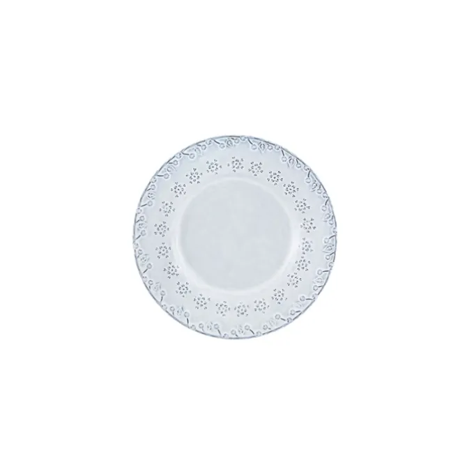 Bordallo Flora dessertbord ø 23 cm aardwerk wit
