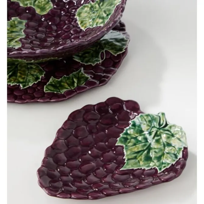 Bordallo Grapes dessertbord aardewerk