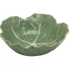Bordallo koolblad schaal ø 22,5 cm aardewerk groen
