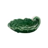 Bordallo koolblad schaal ø 12 cm aardewerk groen