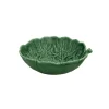 Bordallo koolblad schaal ø 20 cm aardewerk groen