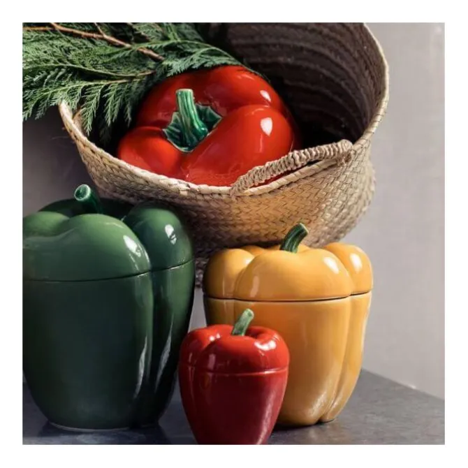 Bordallo Paprika voorraadpot ø 22 cm aardewerk groen