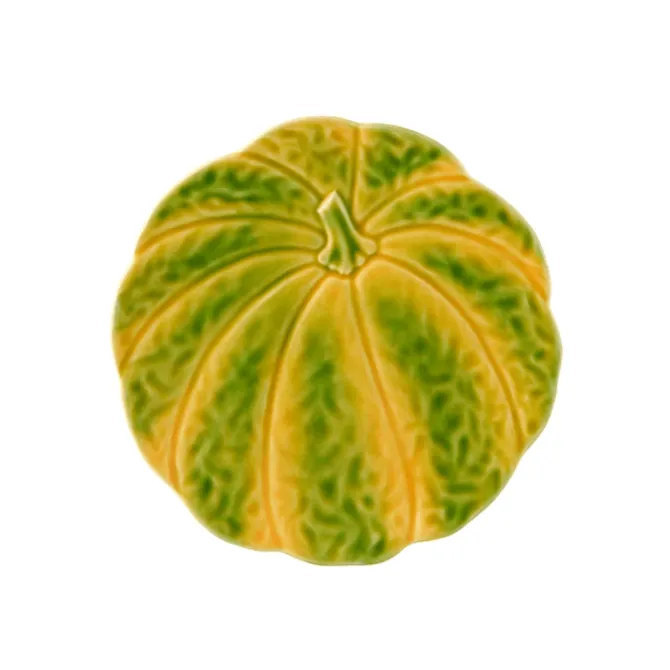 Bordallo pompoen bord ø 15 cm aardewerk geel/groen