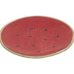 Bordallo watermeloen bord ø 21,5 cm aardewerk rood