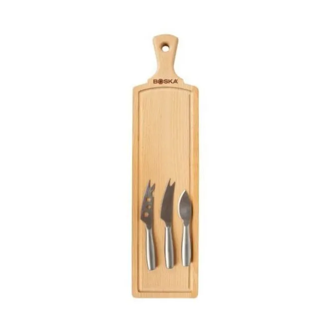 Boska Amigo kaasset 44,5 cm hout/rvs 4-delig