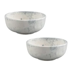 Bowls and Dishes Espuma kom ø 11 cm aardewerk grijs 2 stuks
