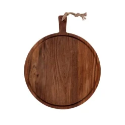 Bowls and Dishes Pure Acacia Wood serveerplank ø 45 cm
