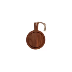 Bowls and Dishes Pure Acacia Wood serveerplank ø 20 cm