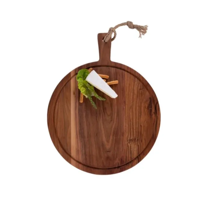 Bowls and Dishes Pure Acacia Wood serveerplank ø 40 cm
