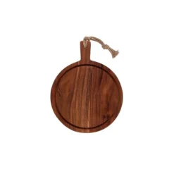 Bowls and Dishes Pure Acacia Wood serveerplank ø 30 cm