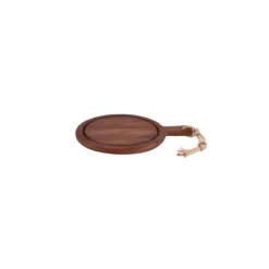 Bowls and Dishes Pure Acacia Wood serveerplank ø 25 cm