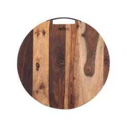 Bowls and Dishes Pure Rose Wood serveerplank ø 40 cm met 1