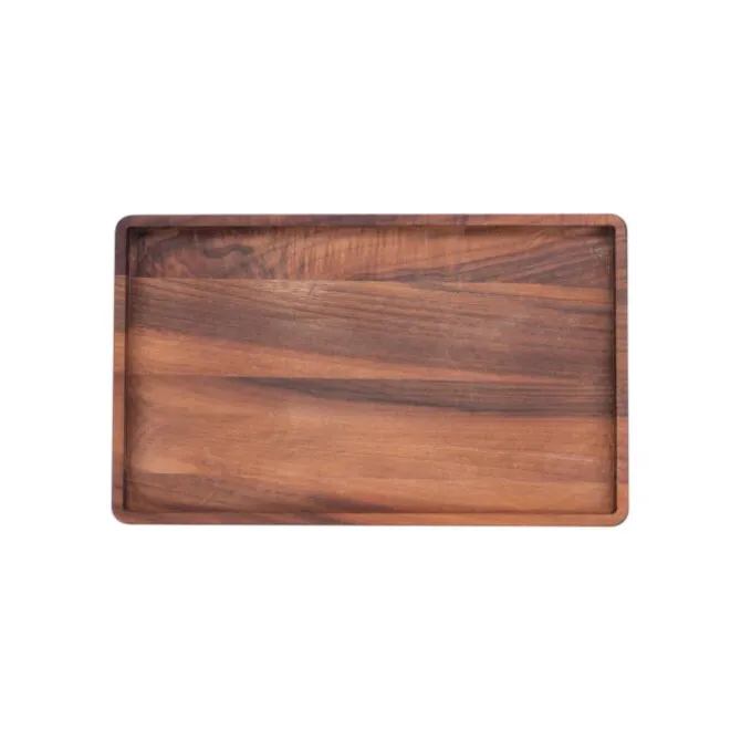 Bowls and Dishes Pure Walnut Wood serveertray 28 x 17 cm