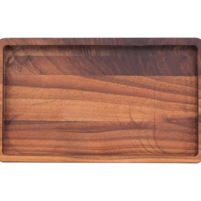 Bowls and Dishes Pure Walnut Wood serveertray 20 x 12 cm