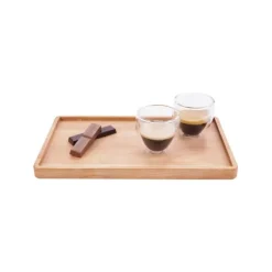 Bowls and Dishes Puur Hout serveertray 28 x 17 cm beukenhout