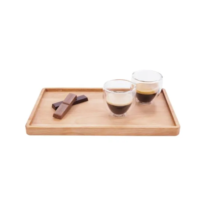 Bowls and Dishes Puur Hout serveertray 28 x 17 cm beukenhout
