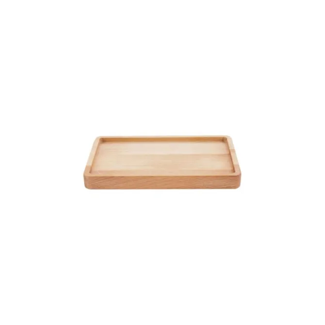 Bowls and Dishes Puur Hout serveertray 20 x 12 cm beukenhout