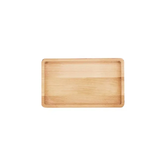 Bowls and Dishes Puur Hout serveertray 20 x 12 cm beukenhout