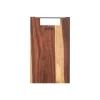 Bowls and Dishes Rose Wood rechte serveerplank met metalen handvat 39 cm