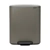 Brabantia Bo pedaalemmer 60 Platinum