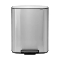 Brabantia Bo pedaalemmer 2 x 30 liter Matt Steel Fingerprint Proof