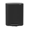 Brabantia Bo pedaalemmer 2 x 30 liter Matt Black