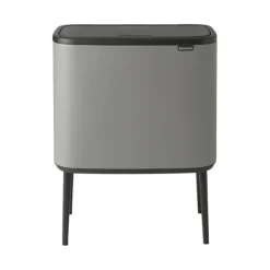 Brabantia Bo touch afvalemmer 11 + 23 liter Mineral Concrete