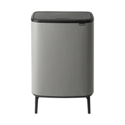 Brabantia Bo Touch Hi afvalemmer 2 x 30 liter Mineral Concrete