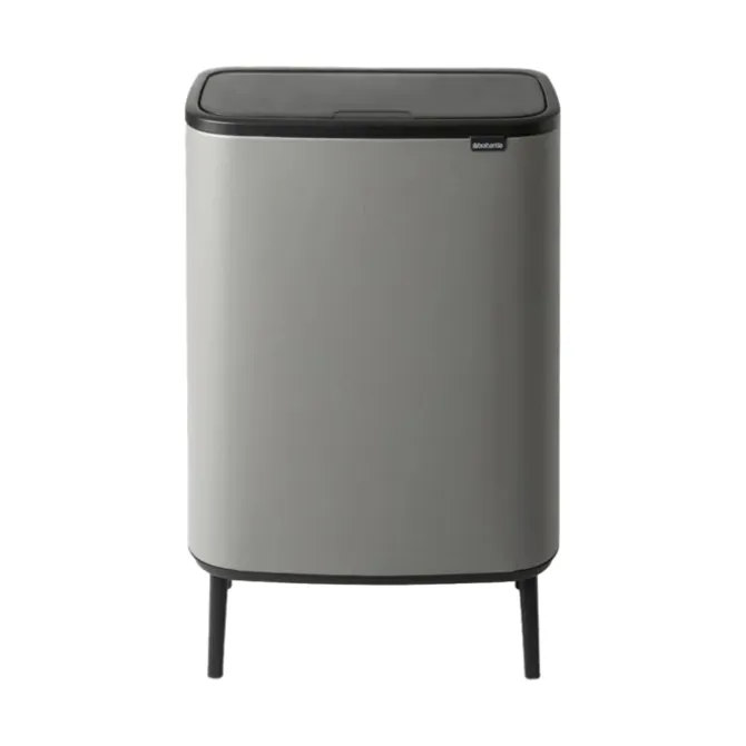 Brabantia Bo Touch Hi afvalemmer 2 x 30 liter Mineral Concrete