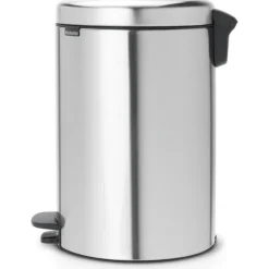 Brabantia Newicon pedaalemmer 20 liter Matt Steel Fingerprin