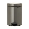 Brabantia Newicon pedaalemmer 5 liter Platinum