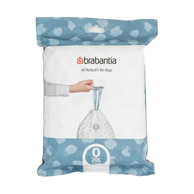 Brabantia PerfectFit O afvalzakken met trekband 30 liter 40 stuks