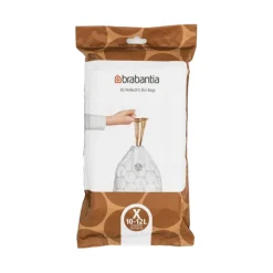 Brabantia PerfectFit X afvalzakken met trekband 10 tot 12 liter 40 stuks