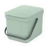 Brabantia Sort en Go afvalbak 6 liter Jade Green